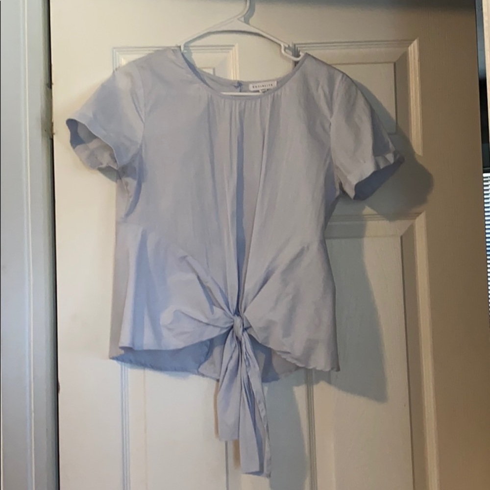 Socialite Tie Blouse